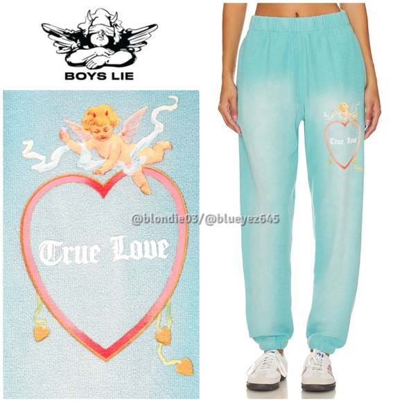 Boys Lie Pants & Jumpsuits Boys Lie Head Over Heals True Love